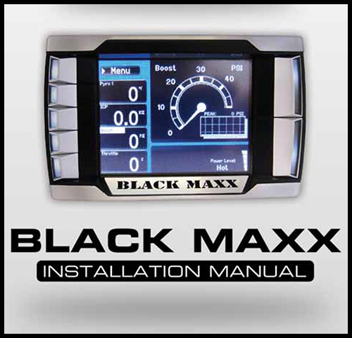 Black Maxx Instruction Manual