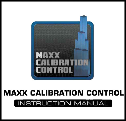 Maxx Calibration Control Software Instruction Manual