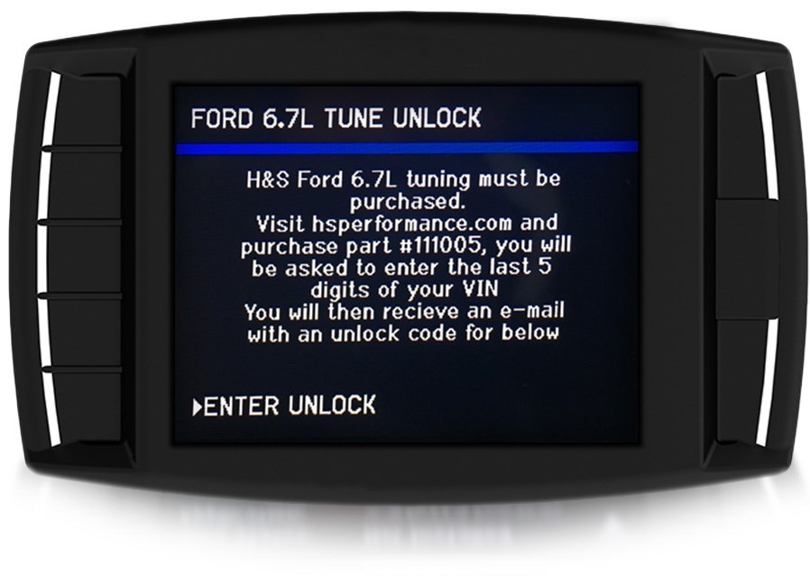 111005 Ford 6.7L Powerstroke Basic Tune Unlock Code H&S Mini Maxx