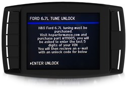 Picture of 111005 Ford 6.7L Powerstroke Basic Tune Unlock Code - H&S Mini Maxx & XRT Pro